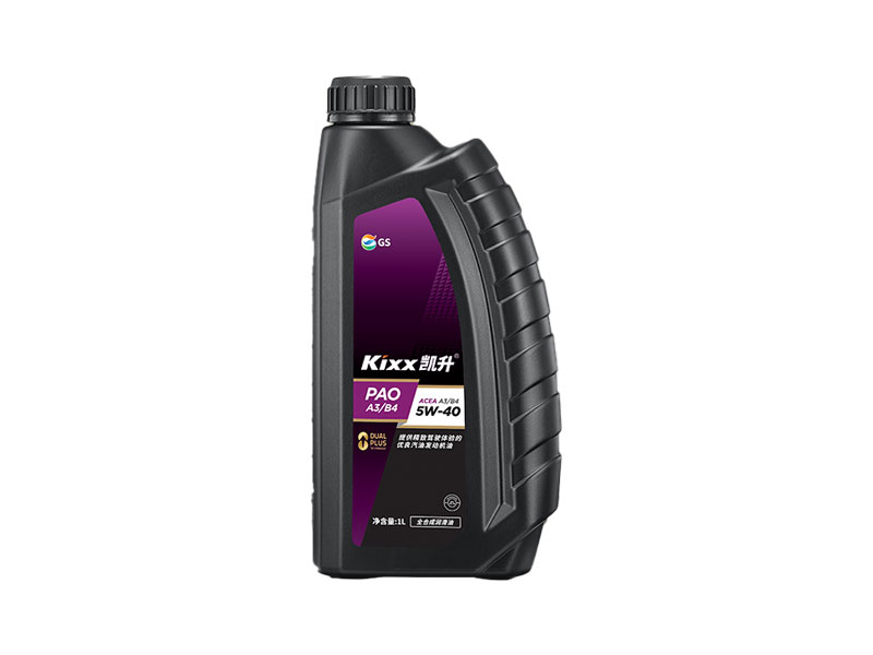 GS (Kixx) 凱升PAO全合成機(jī)油 5W-40 A3B4級(jí) 黑凱系列 1L